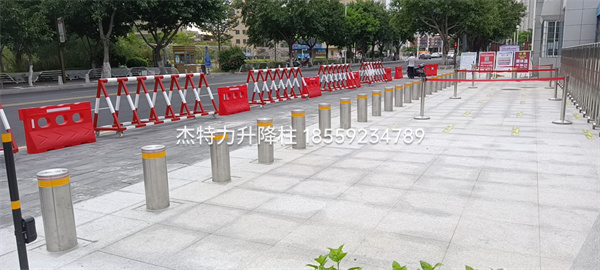 杰特力-政府大樓門口升降柱